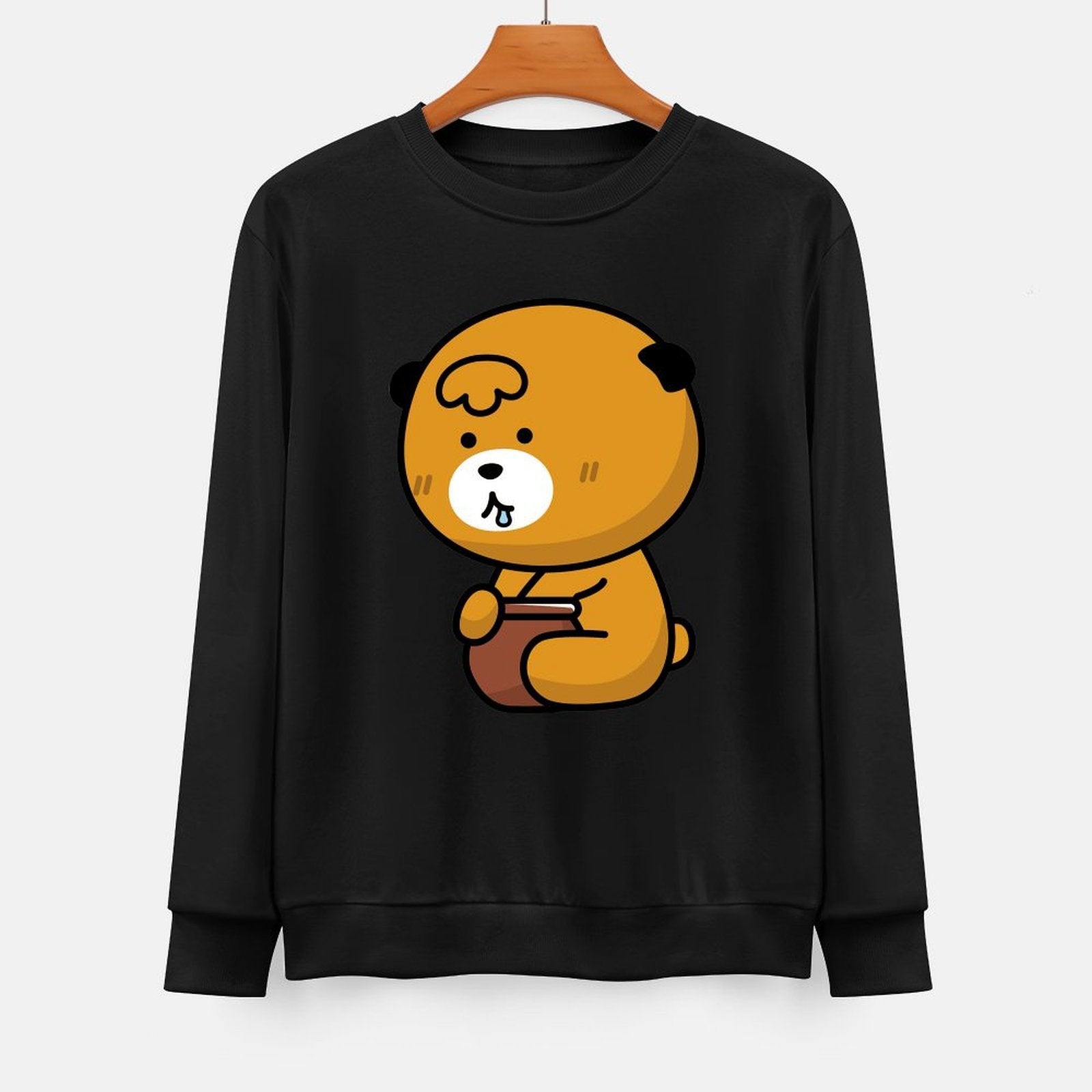 Front Patterned Long Sleeve TopWeekend Sharp